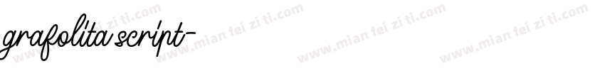 grafolita script字体转换